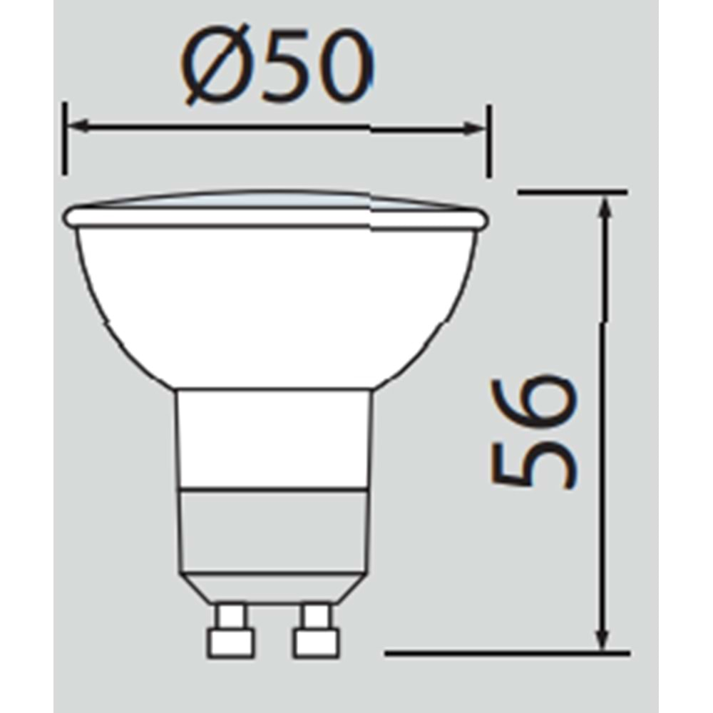 HOROZ 10W LED AMPUL GU10 6400K BEYAZ IŞIK PLUS-10 001 002 0010