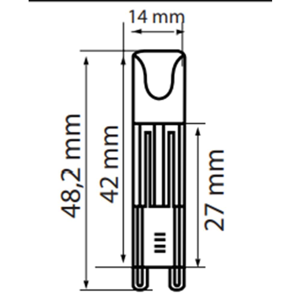 HOROZ 1,5W 6400K NANO-2 G9 LED KAPSÜL HL452L AMPUL 001 008 0002