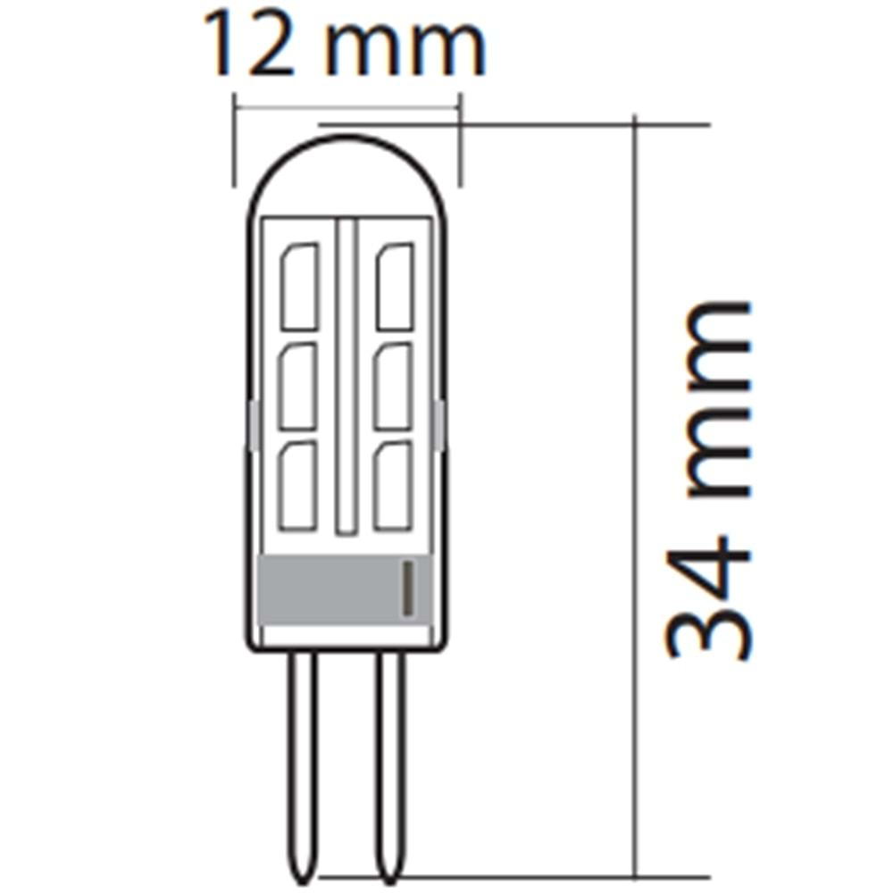 HOROZ 1.5W LED KAPSÜL MICRO 2 G4 DUY 2700K 001 010 0002