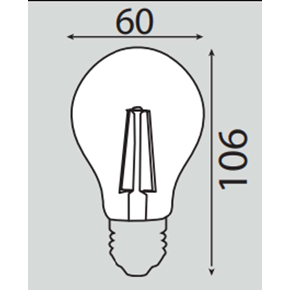 HOROZ 10W FILAMENT GLOBE-10 LED AMPUL 2700K E27 001 015 0010