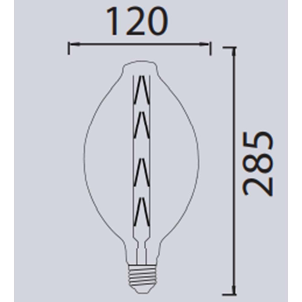 HOROZ 8W ENİGMA RUSTİK LED AMPUL E27 001 051 0008