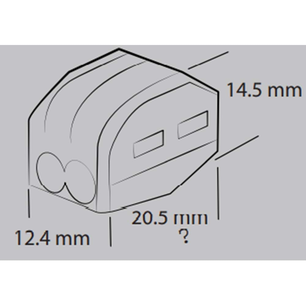 HOROZ CONNECTOR-2 MAX 32A 400V/4KV 103 001 002