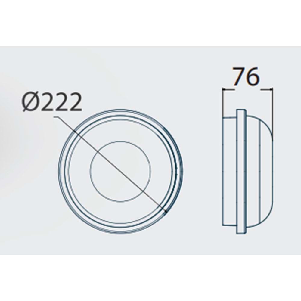 HOROZ 20W NEMLİYER ARMATÜR ARTOS-20 BEYAZ KASA 4200K 400 001 128