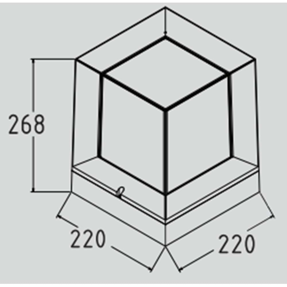 HOROZ 40W E27 SİYAH BAHÇE ARMATÜRÜ PRİZMA 400 010 129-S