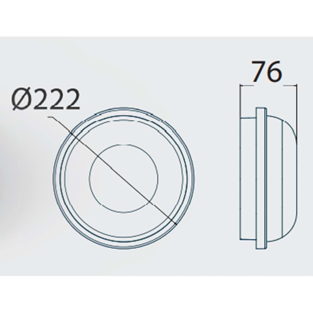 HOROZ 20W NEMLİYER ARMATÜR ARTOS-20 SİYAH KASA 4200K 400 011 128