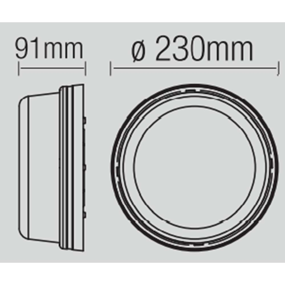 HOROZ MAX 15W IP20 GÜMÜŞ ARMATÜR RÜZGAR GÜLÜ 400 201 100