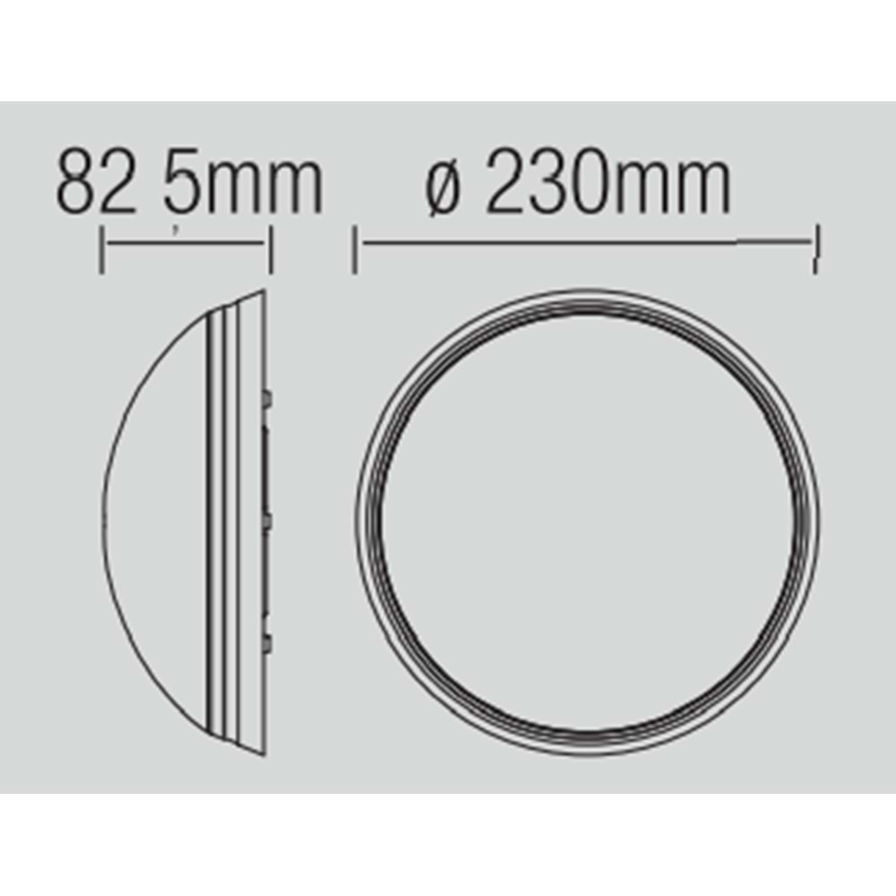 HOROZ MAX 15W IP20 FÜME ARMATÜR ZAGREP 400 213 101