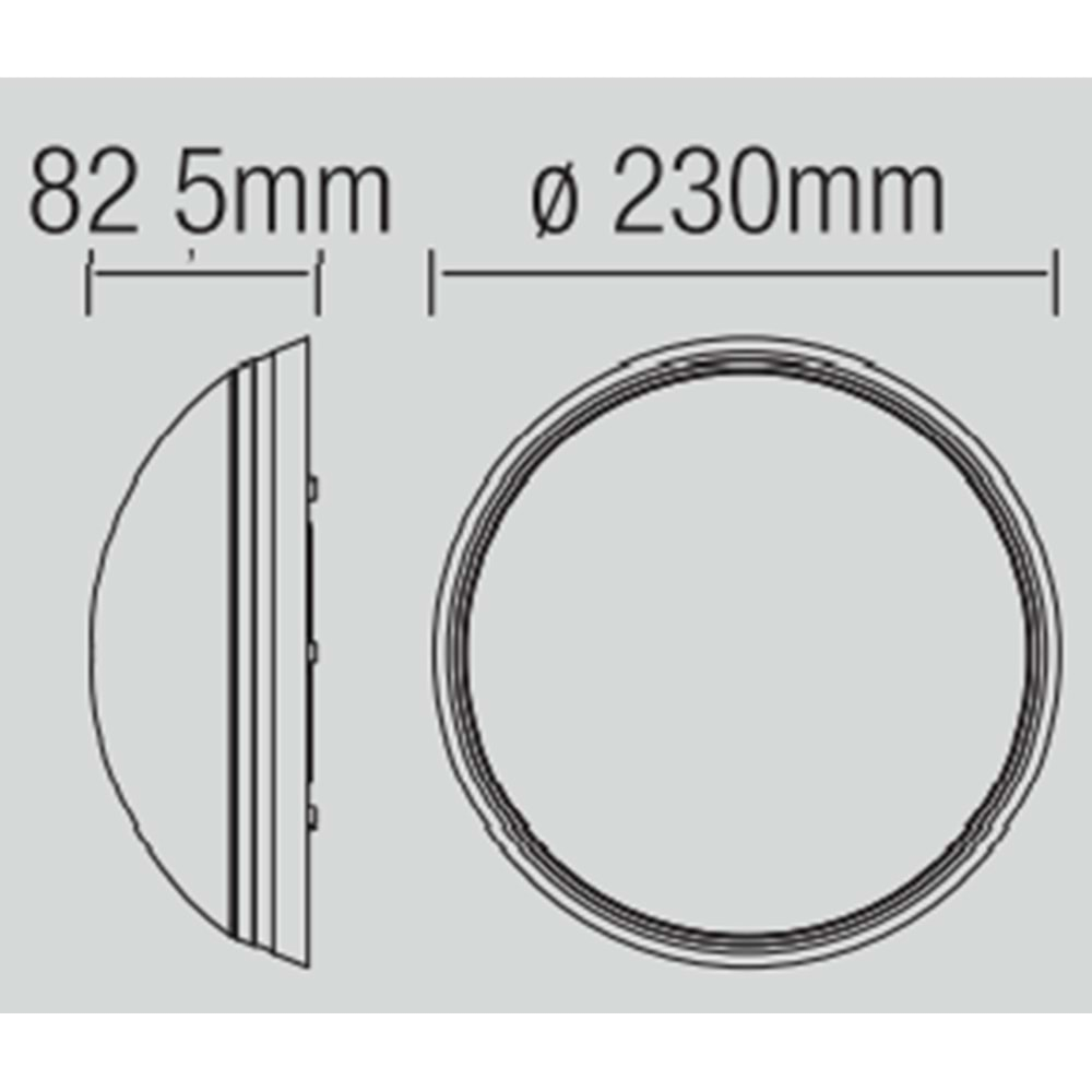 HOROZ MAX 15W IP20 CEVİZ ARMATÜR NAZAR 400 232 101