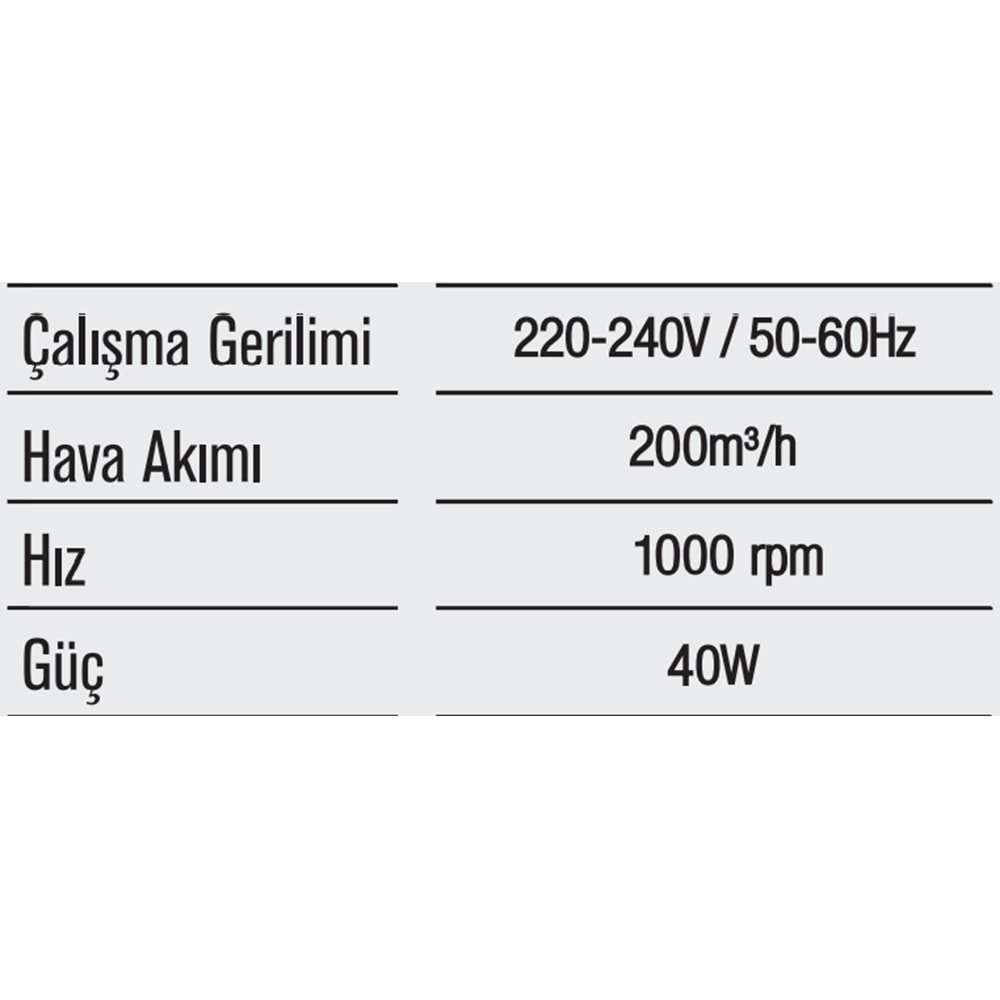 HOROZ KLASİK PLASTİK FAN 200 LÜK CEVİZ 500 030 200