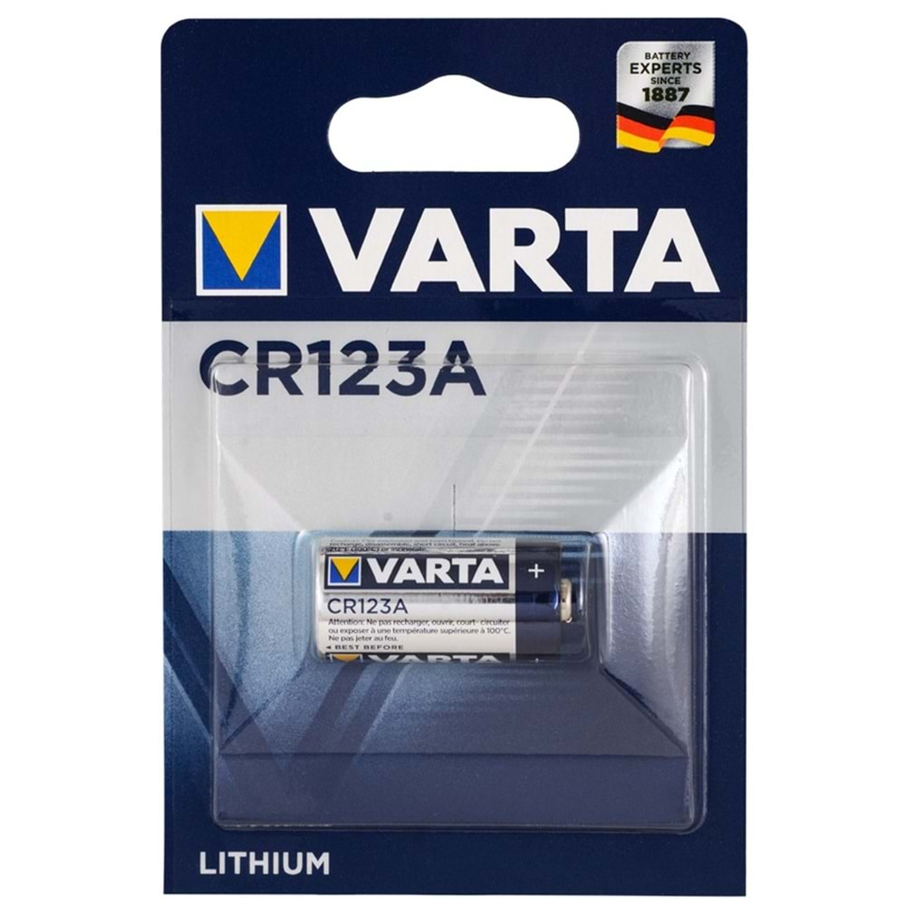 VARTA CR123A PİL LİTHİUM 6205301401