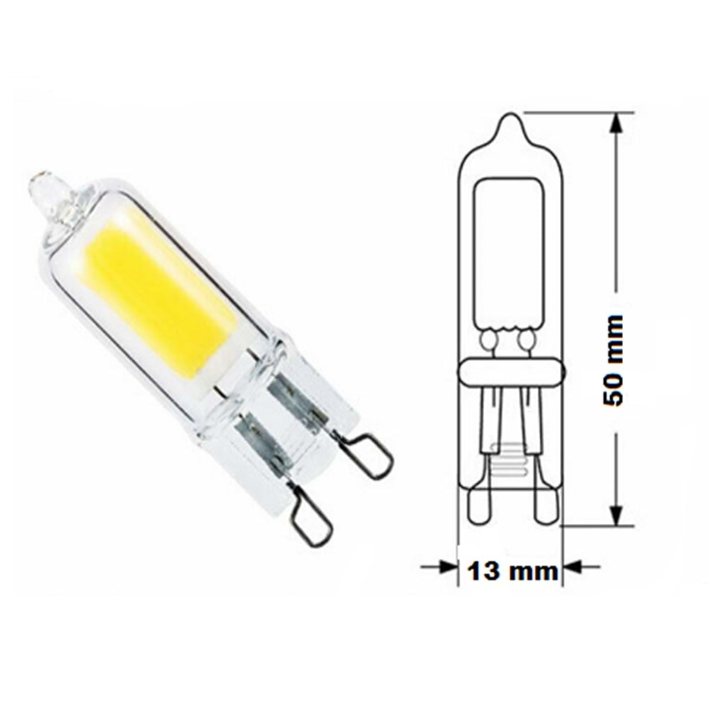 CATA 2,5W LED KAPSÜL AMPUL 6400K BEYAZ IŞIK CT-4221B