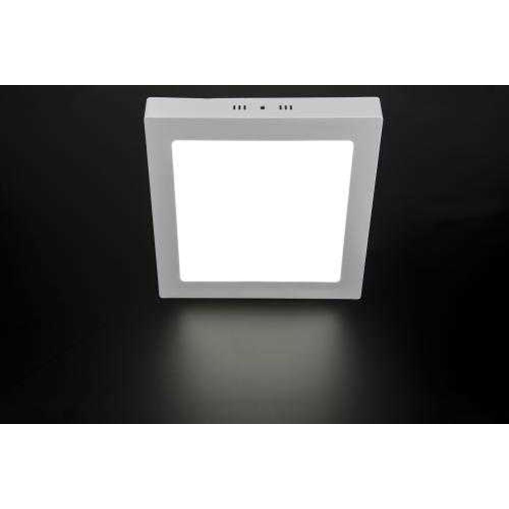 CATA 18W LED PANEL BEYAZ KASA 3200K GÜNIŞIĞI ALÜMİNYUM KARE SIVA ÜSTÜ CT-5234G