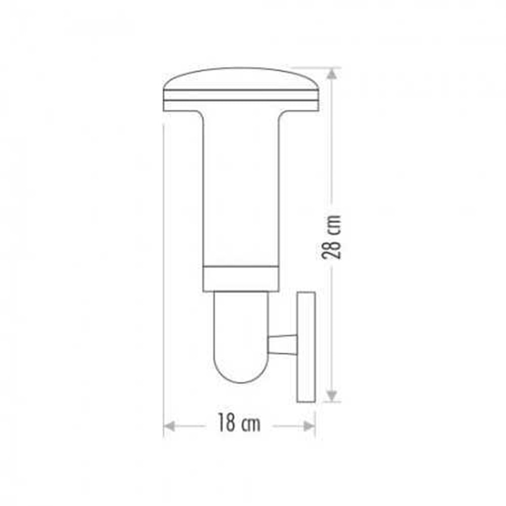 CATA NAPOLİ BAHÇE ARMATÜRÜ E27 CT-7015