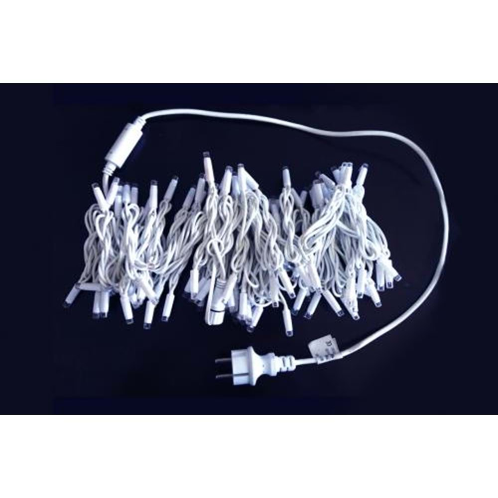 CATA 10 METRE EKLENEBİLİR SÜSLEME (100 LEDLİ-10 LED FLAŞLI) CT-8501 BEYAZ