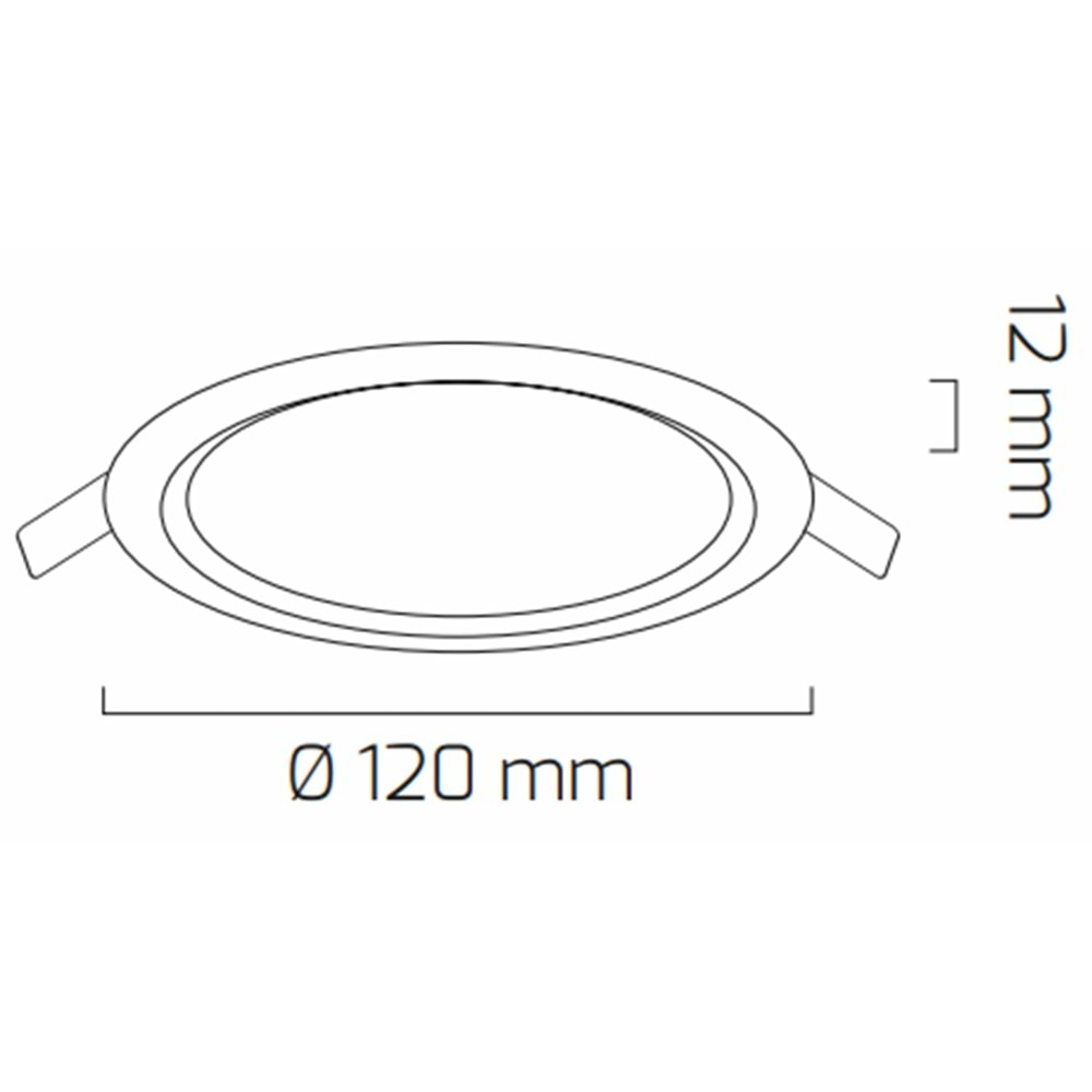 GOYA 6W LED PANEL BEYAZ KASA 6500K GY-1738