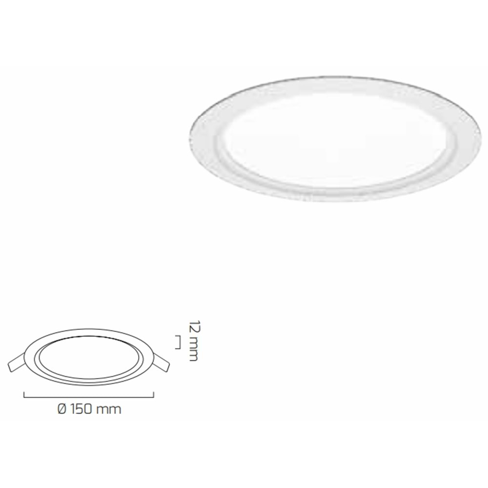 GOYA 9W LED PANEL BEYAZ KASA 6500K GY-1748