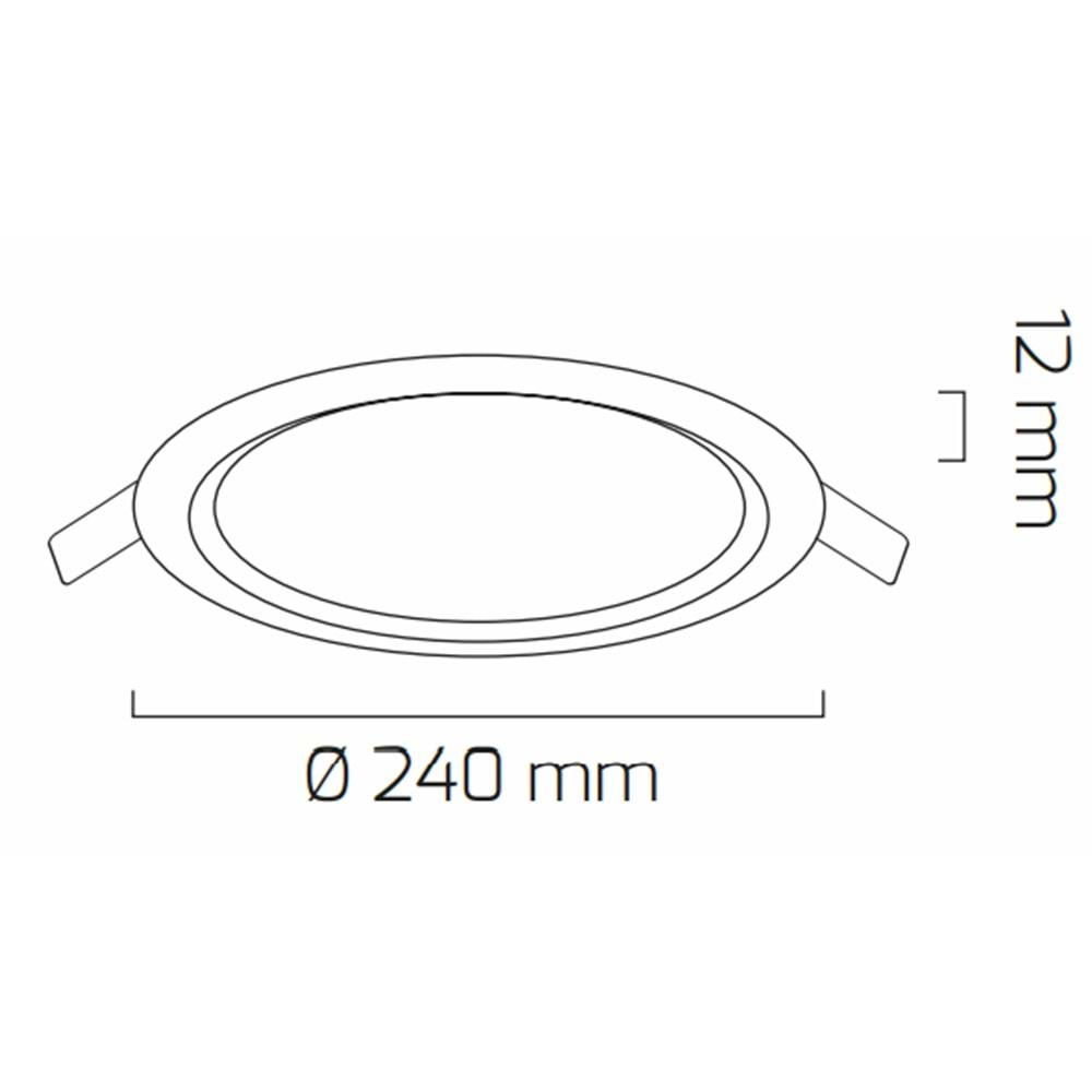 GOYA 20W LED PANEL BEYAZ KASA 6500K GY-1788