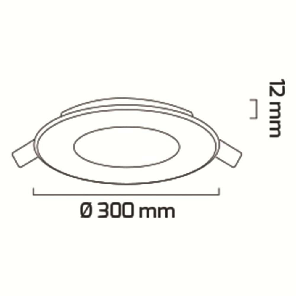 GOYA 24W LED PANEL BEYAZ KASA 3000K GY-1798