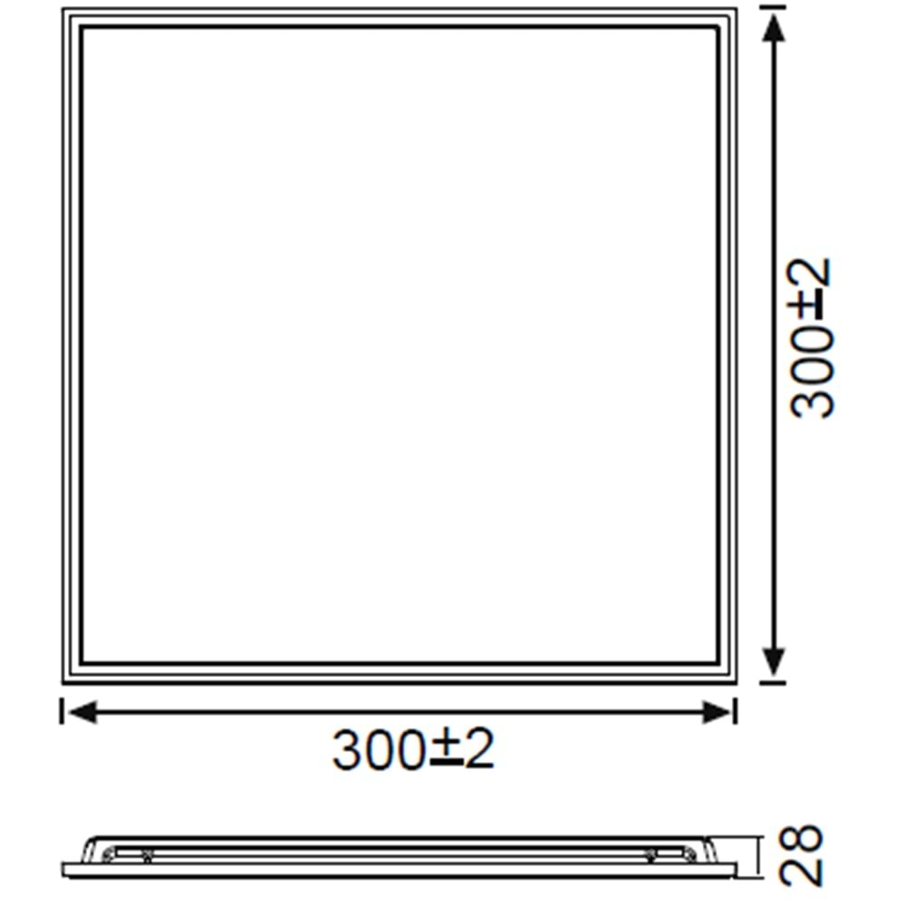 JUPİTER 18W BACKLIGHT LED PANEL CLIP-IN 3000K JK3031