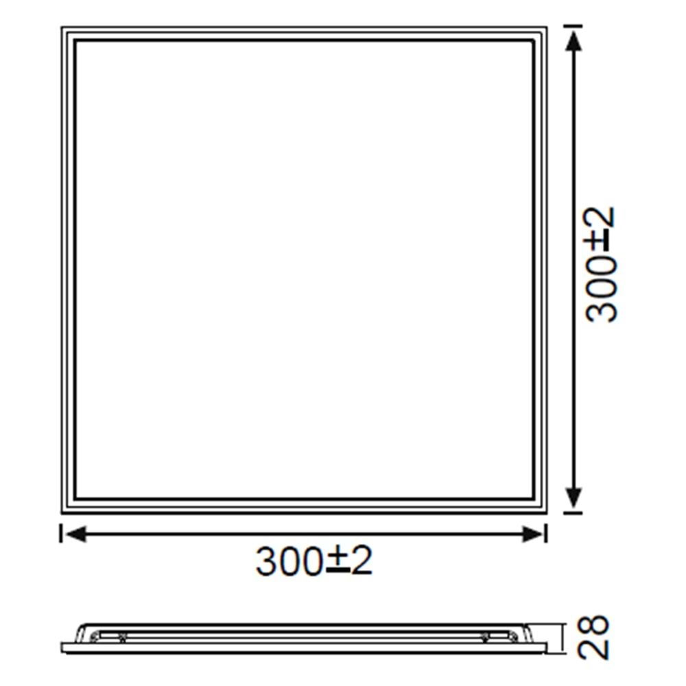 JUPİTER 18W BACKLIGHT LED PANEL CLIP-IN 6500K JK3031