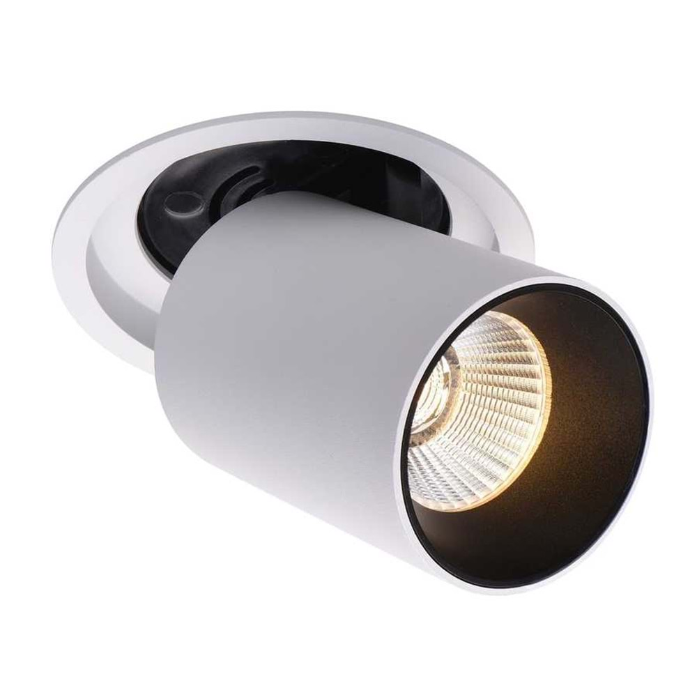 JUPİTER LD501 HAREKETLİ LED SPOT BEYAZ KASA 7W 3000K