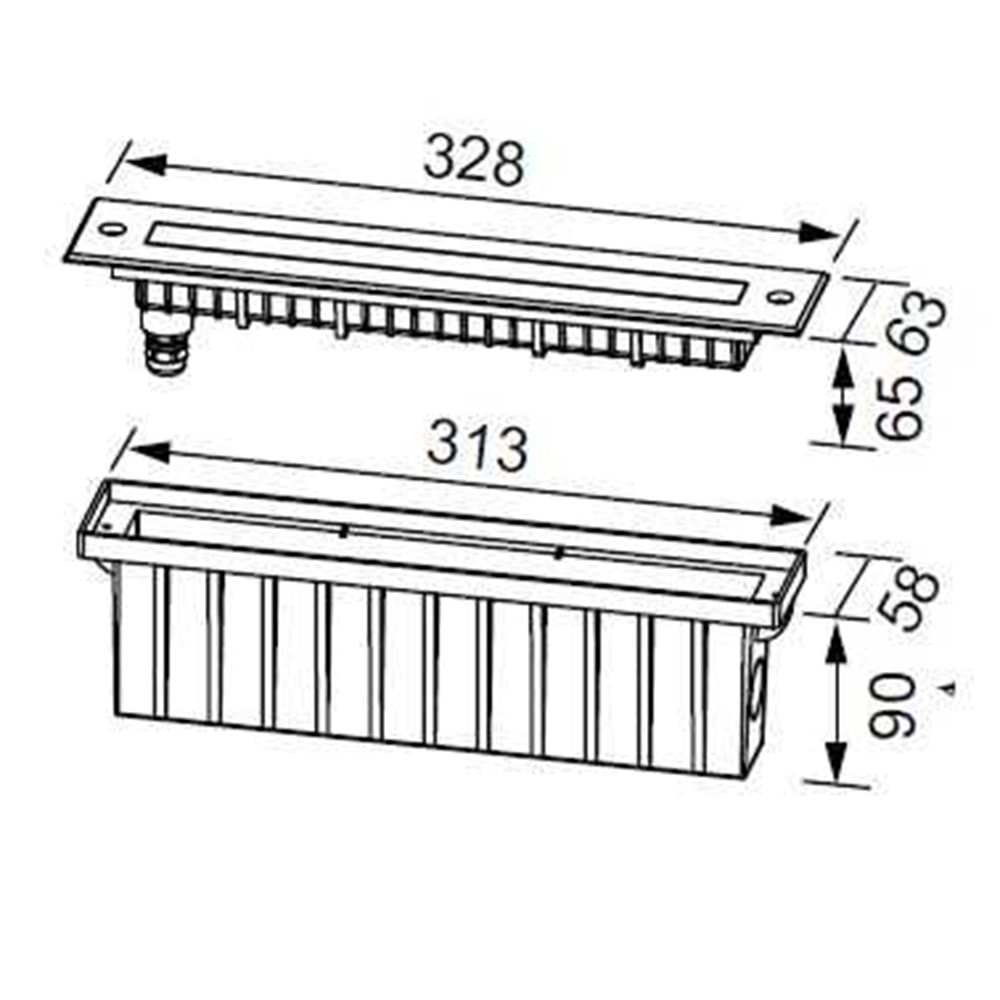 JUPİTER LG926 S LED GÖMME BAHÇE ARMATÜRÜ 6X2W 3000K