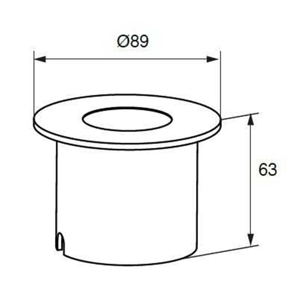 JUPİTER LG946 S LED GÖMME BAHÇE ARMATÜRÜ 4W 3000K