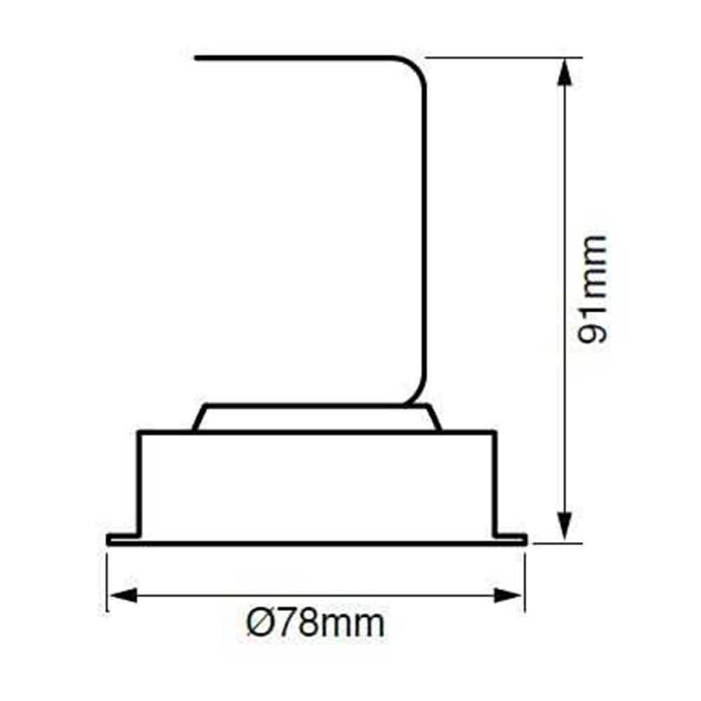 JUPİTER LS439 HAREKETLİ LED SPOT 12W 3000K BEYAZ KASA YUVARLAK