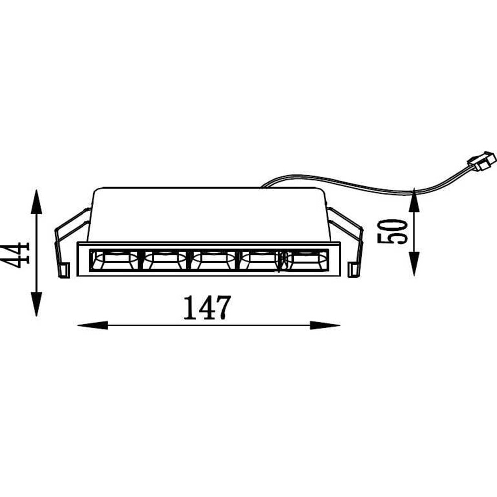 JUPİTER LS485 5 Lİ LED SPOT 12W 3000K BEYAZ&SİYAH KASA