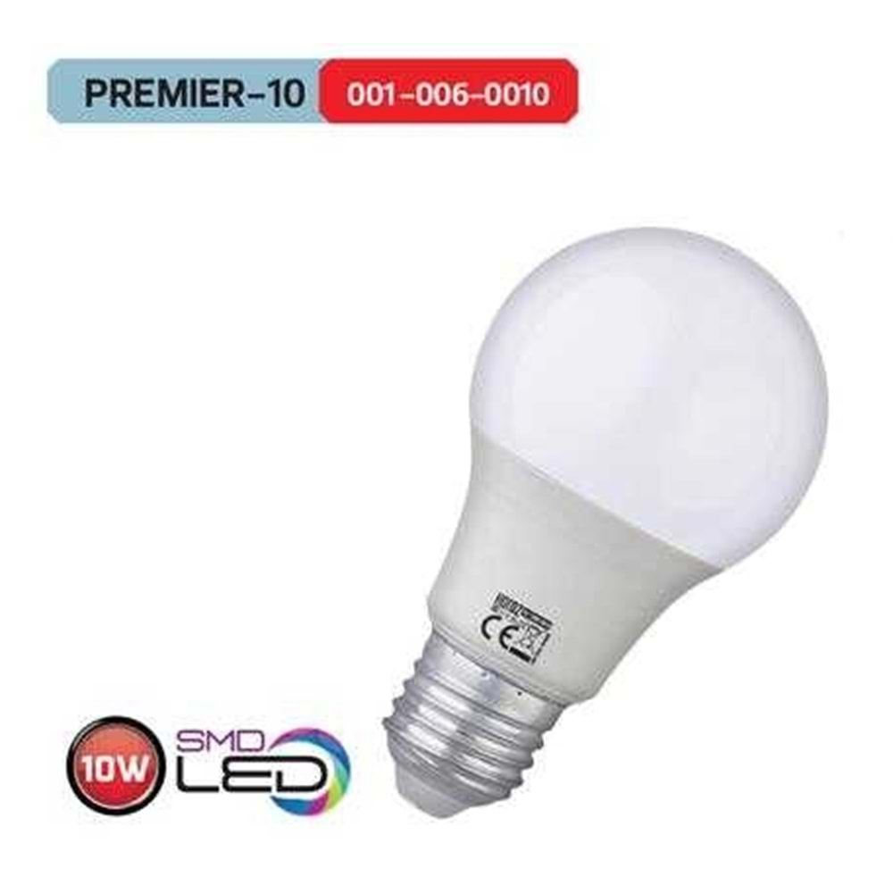 HOROZ 10W LED AMPUL 4200K E27 PREMIER-10 001 006 0010