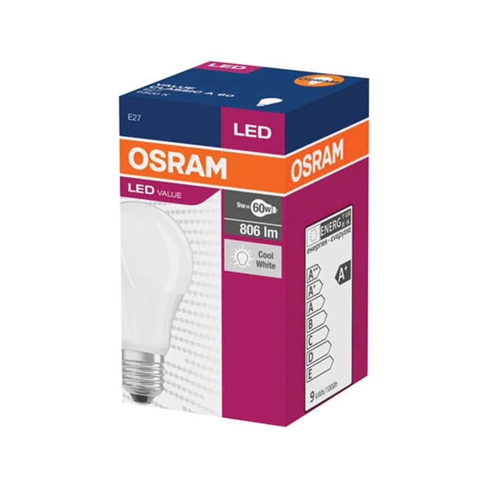 OSRAM 8,5W 6500K LED AMPUL E27 DUY BEYAZ IŞIK