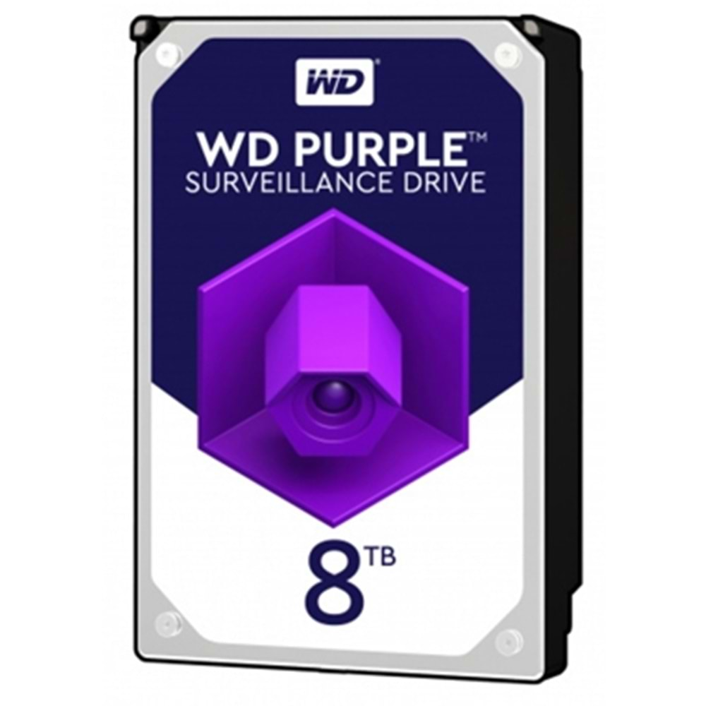 WESTERN DIGITAL 8TB HARD DİSK WD82PURZ8TB WD82PURZ 3.5 7200RPM 256MB Güvenlik Hard Diski