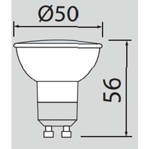 HOROZ 8W LED AMPUL PLUS-8 GU10 6400K BEYAZ IŞIK 001 002 0008