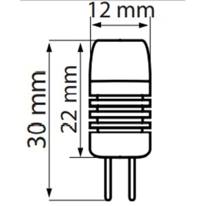 HOROZ MINI 1.5W 6400K G4 DUY COB LED 001 009 0002 - HL454L