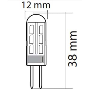 HOROZ 3W LED KAPSÜL MICRO-3 G4 DUY 6400K 001 010 0003