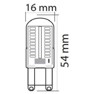 HOROZ 5W MEGA 2700K SMD LED G9 DUY 001 011 0005