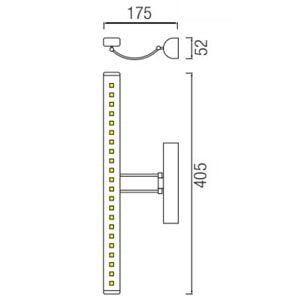 HOROZ FLAMINGO-4 4W 4200K 21 LED ARMATÜR KROM 040 001 0004