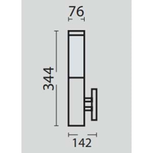 HOROZ 60W BAHÇE ARMATÜRÜ E27 DUY DEFNE 2 075 004 0002