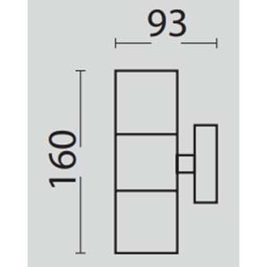 HOROZ 2X35W BAHCE ARMATURU GU10 DUY MANOLYA 2 075 008 0002