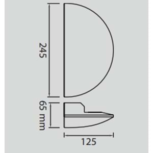 HOROZ 5,5W 4100K LED BAHÇE ARMATÜRÜ TAFLAN 076 006 0006