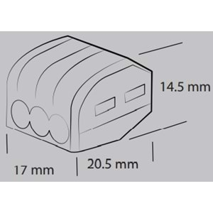 HOROZ CONNECTOR-3 MAX 32A 400V/4KV 103 001 003