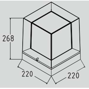 HOROZ 40W E27 SİYAH BAHÇE ARMATÜRÜ PRİZMA 400 010 129-S