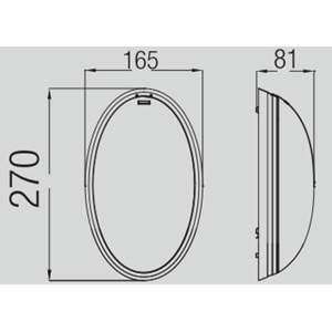 HOROZ MAX 26W APLIK NINOVA CEVİZ 400 013 107