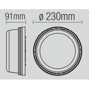 HOROZ MAX 15W IP20 FÜME ARMATÜR RÜZGAR GÜLÜ 400 211 100