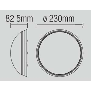 HOROZ MAX 15W IP20 FÜME ARMATÜR ZAGREP 400 213 101