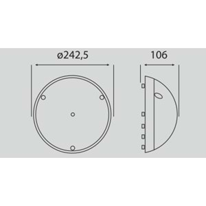 HOROZ MAX 40W MİKROSENSÖRLÜ E27 BEYAZ AQUA DOLUNAY 400 213 115