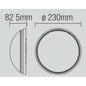 HOROZ MAX 15W IP20 KAYIN ARMATÜR RÜZGAR GÜLÜ 400 221 101