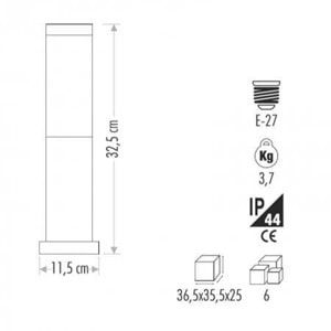 CATA ROMA BAHÇE ARMATÜRÜ E27 CT-7012