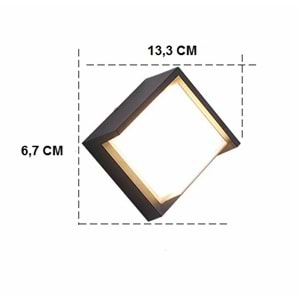 CATA SIVA ÜSTÜ LED APLİK 6W GÜNIŞIĞI RENK CT-7078G