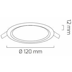 GOYA 6W LED PANEL BEYAZ KASA 4000K GY-1738